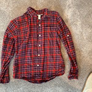 Lucky Brand Flannel button down top